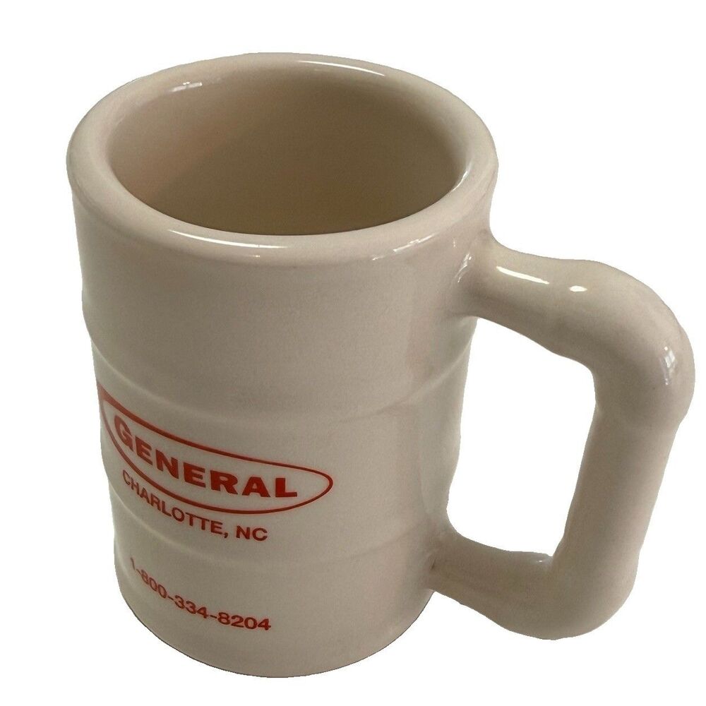 Kingwood Oil Drum Barrel Coffee Mug General Charlotte NC USA Collectable - Picture 6 of 11